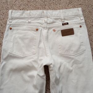 White Wrangler Jeans